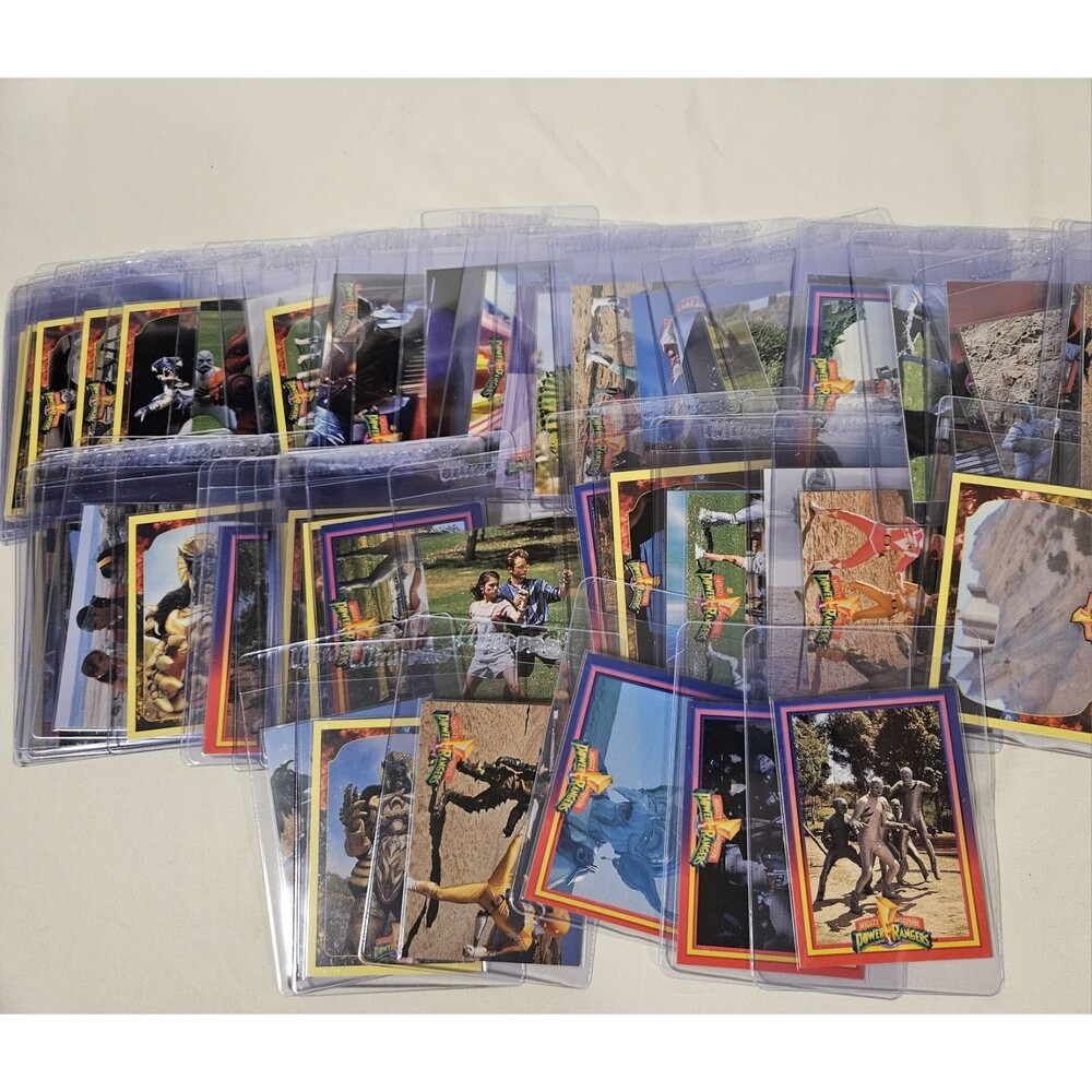 Huge Mixed Lot Mighty Morphin Power Rangers Cards Trading Collectable 1990s